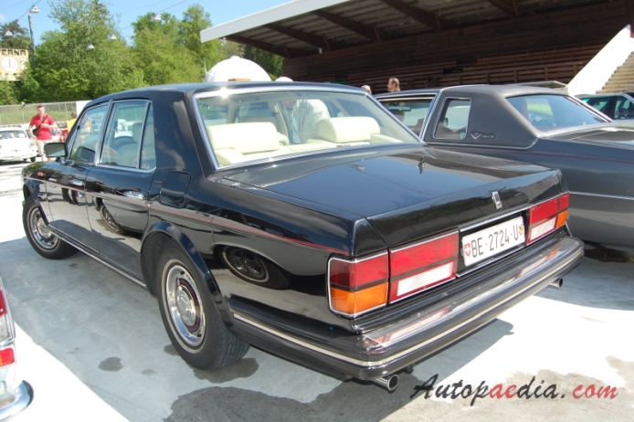 Bentley Mulsanne 1980-1992 (1980-1989 sedan 4d),  left rear view