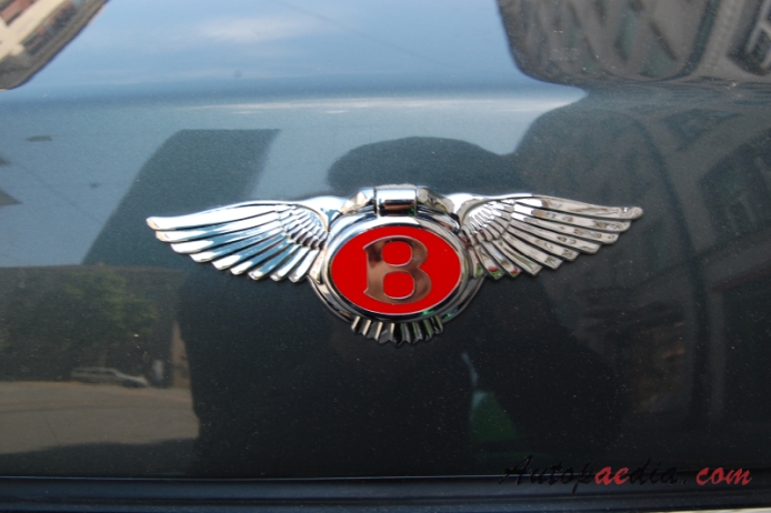 Bentley Turbo R 1985-1997, emblemat tył 