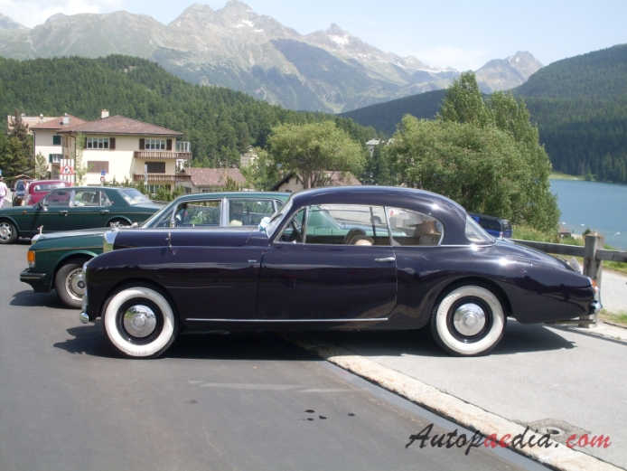 Bentley R typ 1952-1955 (1953 Graber Coupé), lewy bok