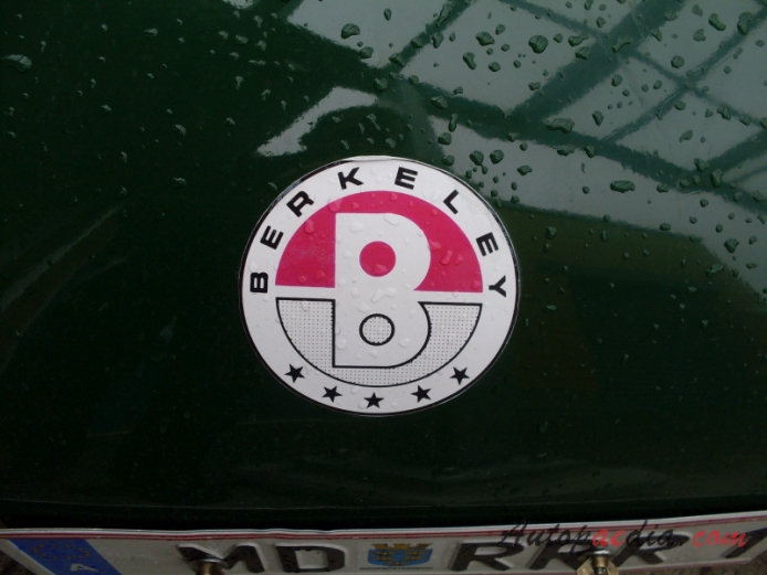 Berkeley Sports SA322 1956-1957 (1957 roadster 2d), rear emblem  