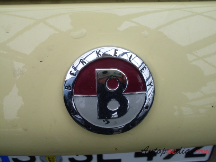 Berkeley Sports SA322 1956-1957 (roadster 2d), emblemat tył 