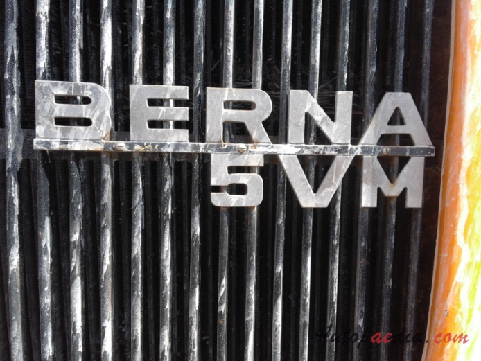 Berna typ V 1955-1977 (1960-1977 Berna 5VM Mengis Bohrunternehmung 4x4 ciężarówka), emblemat przód 