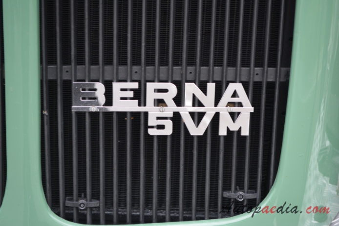 Berna typ V 1955-1977 (1964 Berna 5VM Fleischmann S. Altendorf SZ 4x4 wywrotka), emblemat przód 