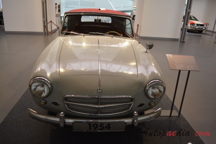 Beutler Volkswagen Spezial Cabriolet 1953-1956 (1953 cabriolet 2d), front view