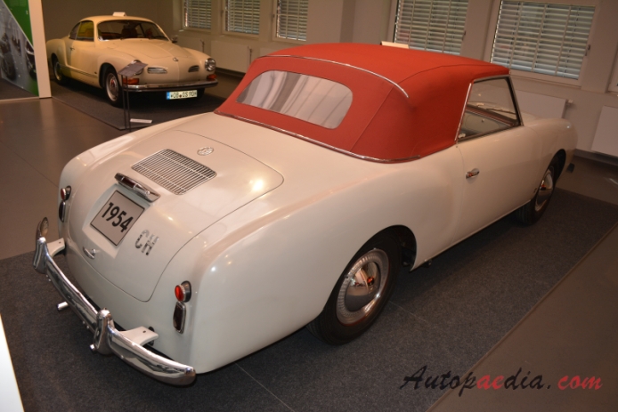 Beutler Volkswagen Spezial Cabriolet 1953-1956 (1953 cabriolet 2d), prawy tył