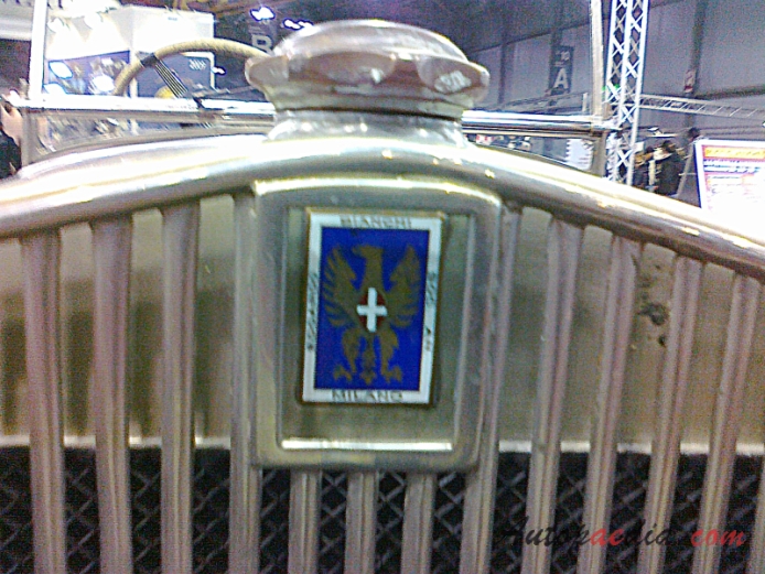Bianchi tipo S5 1300 Monza 1930 (Torpedo Sport), emblemat przód 