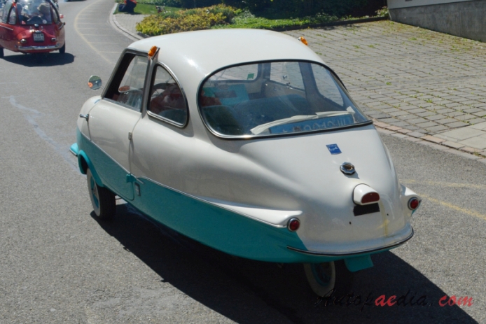 Attica 200 1962-1971 (200ccm microcar),  left rear view