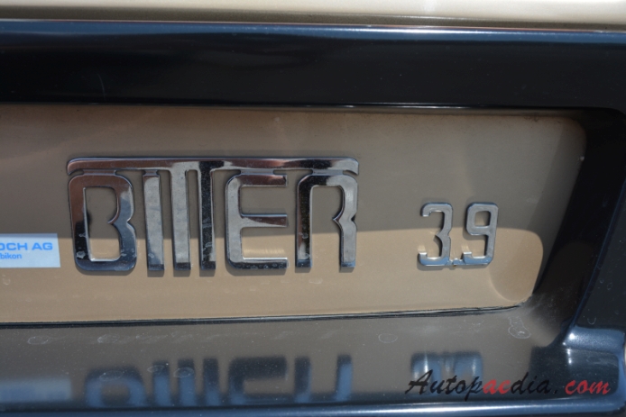 Bitter SC 1981-1989 (1986 3.9l Coupé 2d), rear emblem  