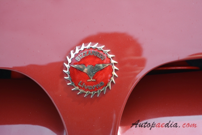 Bizzarrini Europa 1966-1969 (1969 GT Europa 1900 Coupé 2d), front emblem  