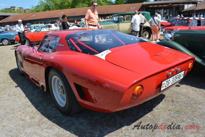Bizzarrini GT 5300 1964-1968 (GT 5300 Strada Coupé 2d),  left rear view