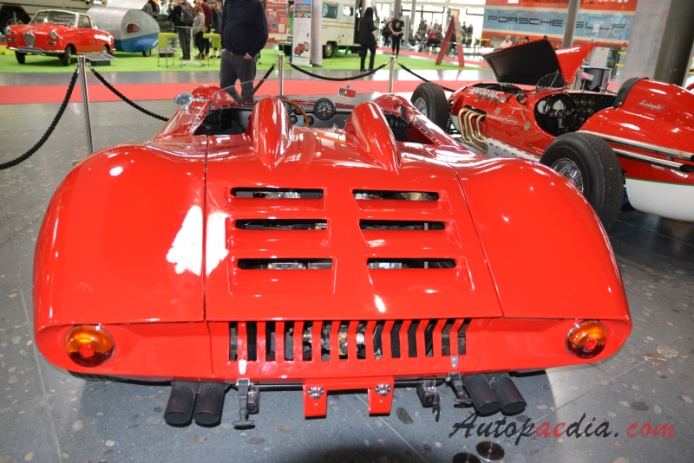 Bizzarrini P538 1966 (roadster 2d), rear view