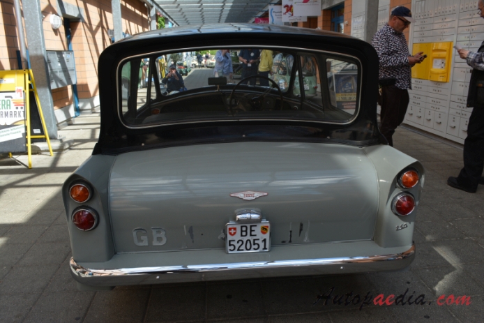 Bond Minicar 1949-1966 (1961-1966 Minicar F saloon three wheeler), tył
