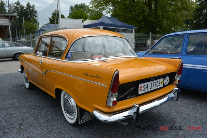 Borgward Arabella 1959-1963 (1961 de Luxe sedan 2d),  left rear view