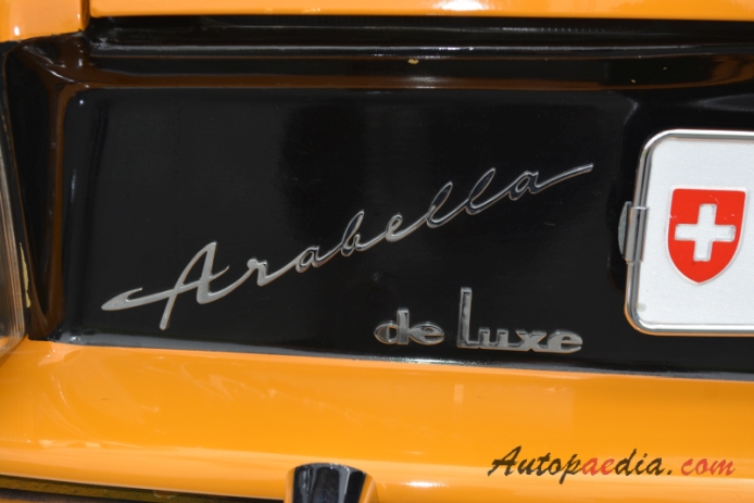 Borgward Arabella 1959-1963 (1961 de Luxe sedan 2d), emblemat tył 