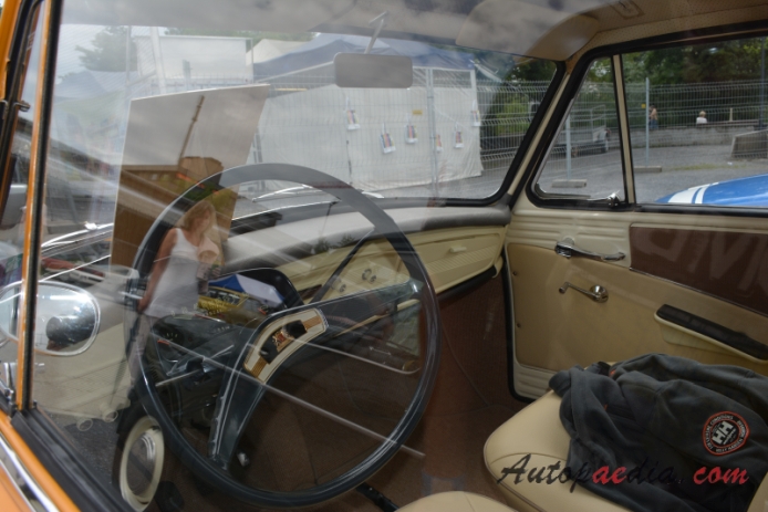 Borgward Arabella 1959-1963 (1961 de Luxe sedan 2d), wnętrze