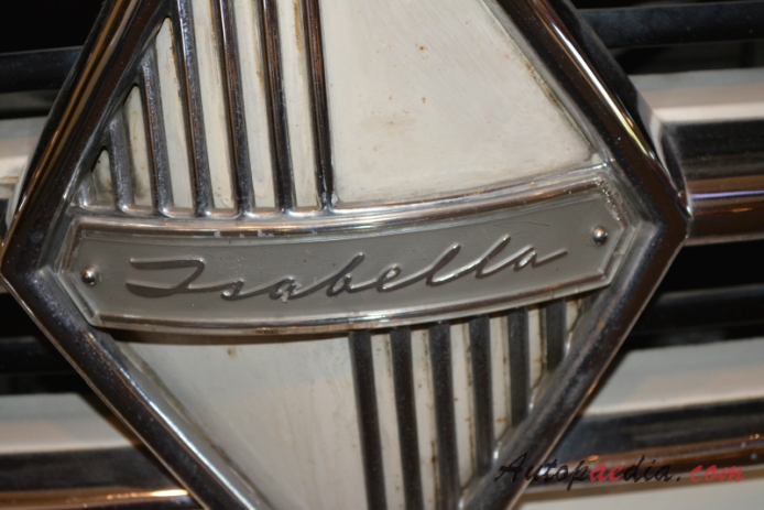 Borgward Isabella 1954-1962 (1958 Coupé 2d), emblemat przód 