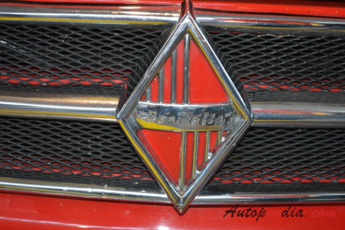 Borgward Isabella 1954-1962 (1960 Coupé 2d), emblemat przód 