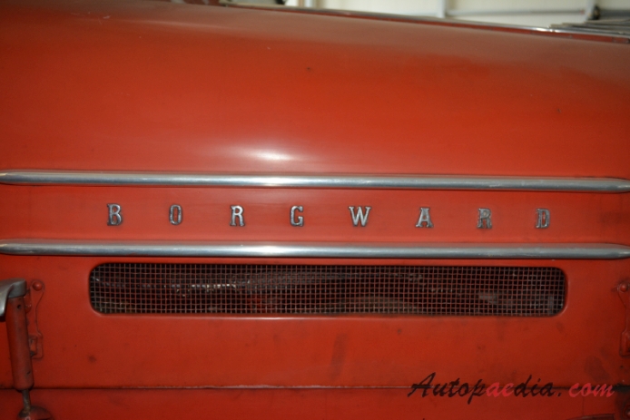 Borgward B 2500 1954-1961 (1958 2500 A LF8 4x4 Bachert wóz strażacki), emblemat bok 