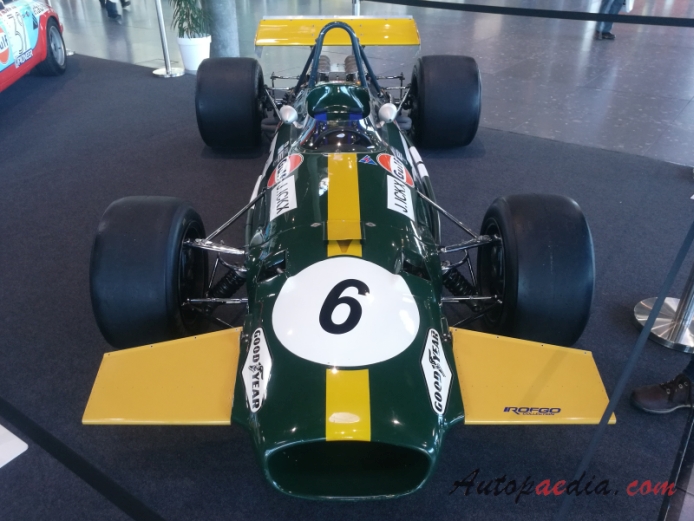 Brabham BT26 1968-1969 (1969 Brabham BT26A/4 F1 formel car), przód