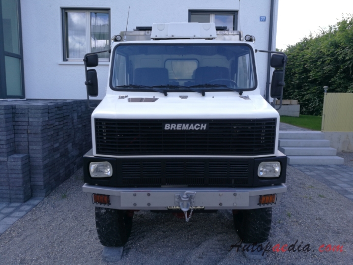 Bremach TGR 35 1991-2006 (1991 Bremach BR 3.5 Turbo 4x4 pojazd wyprawowy), przód