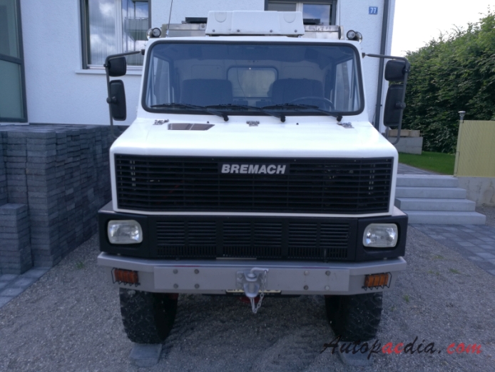 Bremach TGR 35 1991-2006 (1991 Bremach BR 3.5 Turbo 4x4 Expedition vehicle), front view