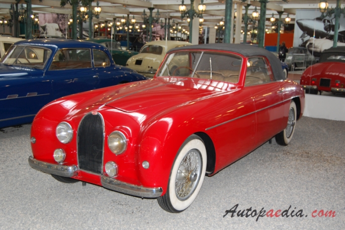 Bugatti typ 101 1951-1956 (1951 cabriolet 2d), lewy przód