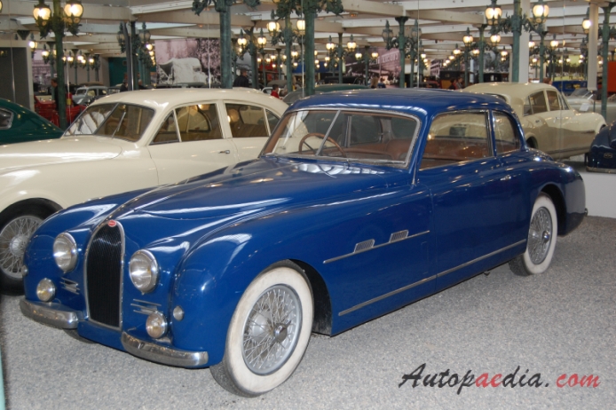 Bugatti type 101 1951-1956 (1951 saloon 2d), left front view