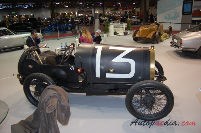 Bugatti typ 13 Brescia 1919-1926 (monoposto), prawy bok