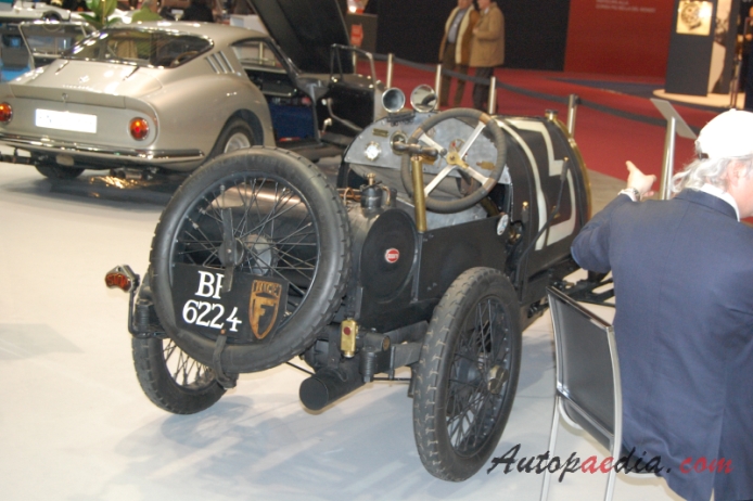 Bugatti type 13 Brescia 1919-1926 (monoposto), right rear view