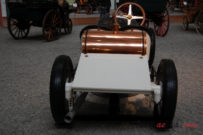Bugatti typ 16 1912-1914 (1912 Biplace Sport), tył