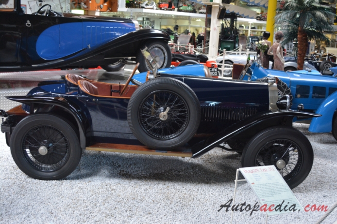 Bugatti typ 30 1922-1926 (1926 two seater), prawy bok