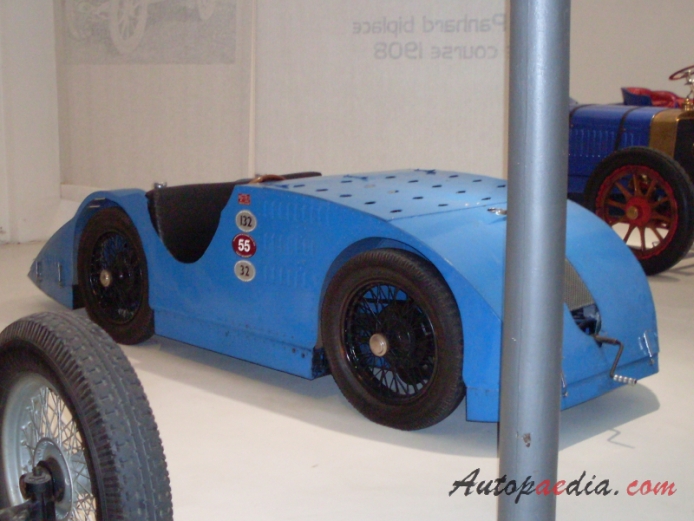 Bugatti type 32 1923 (Tank Biplace Course), right front view