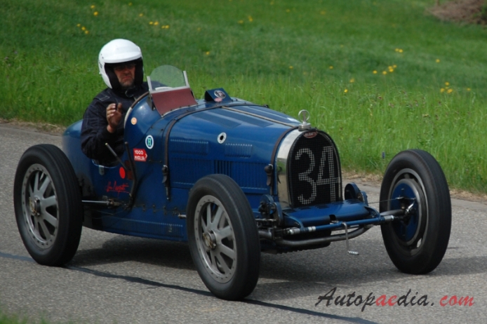 Bugatti typ 35 1924-1931 (1929 35B), prawy przód