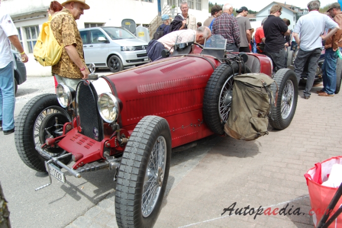 Bugatti typ 35 1924-1931 (1929 35C), lewy przód