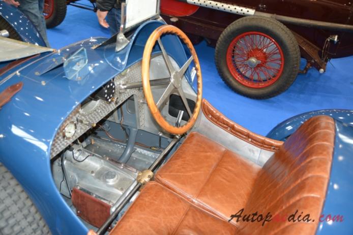 Bugatti typ 35 Pur Sang replika 1924-1931 (195x Pur Sang T35B replika roadster), wnętrze