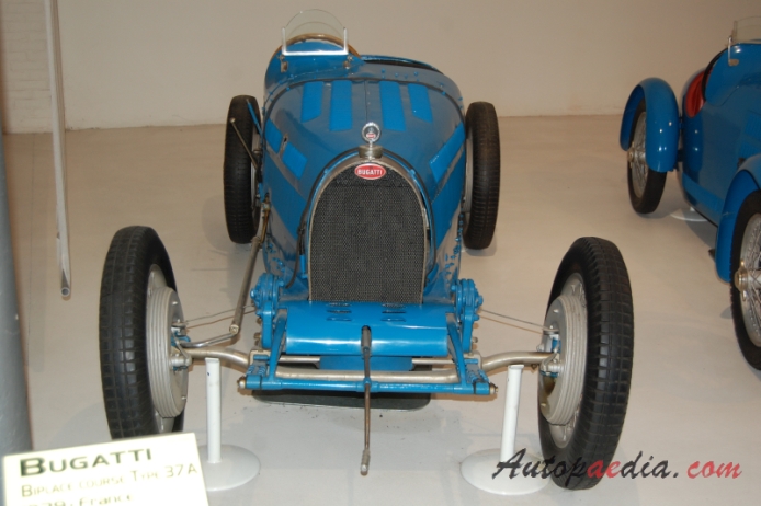 Bugatti typ 37 1925-1930 (1929 Biplace Course 37A), przód