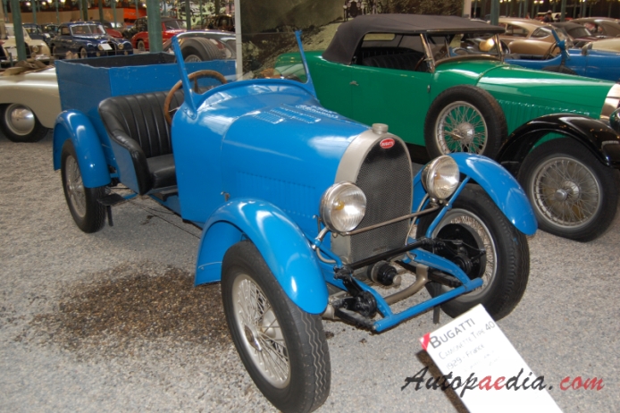 Bugatti typ 40 1926-1930 (1929 Camionette 2d), prawy przód