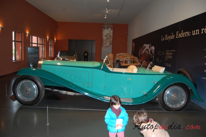 Bugatti type 41 Royale 1926-1933 (1930/1990 Esders Roadster replica 2d), left side view