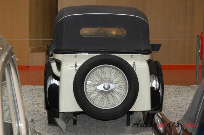 Bugatti type 43 1927-1931 (1927 cabriolet 2d), rear view