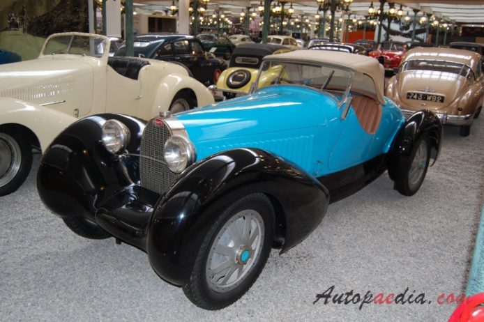 Bugatti typ 43 1927-1931 (1929 Torpedo Grand Sport 2d), lewy przód