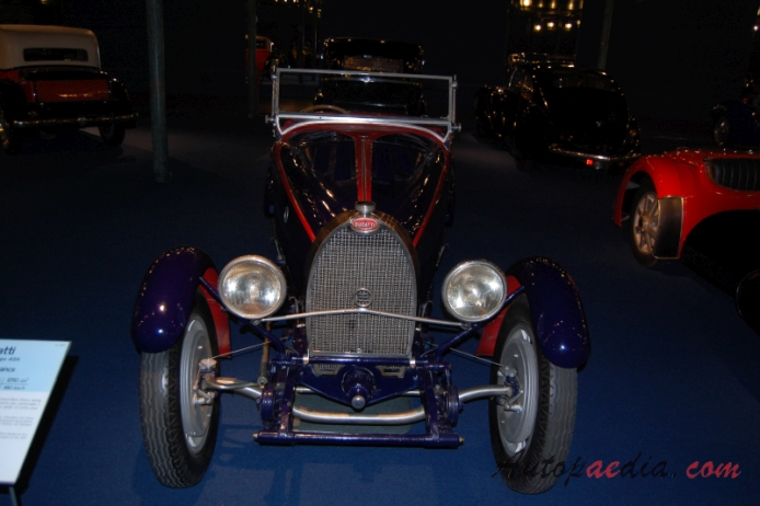 Bugatti typ 43 1927-1931 (1930 Bugatti 43a roadster 2d), przód