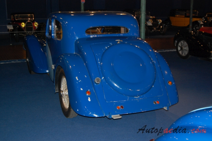 Bugatti type 50 1931-1933 (1936 50T cabriolet 2d), rear view
