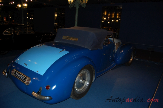 Bugatti type 50 1931-1933 (1936 50T cabriolet 2d), right rear view