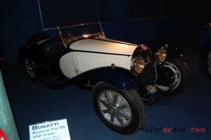 Bugatti typ 55 1931-1935 (1932 roadster), prawy przód