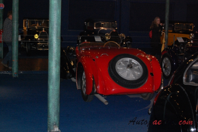 Bugatti type 55 1931-1935 (1935 roadster 2d),  left rear view