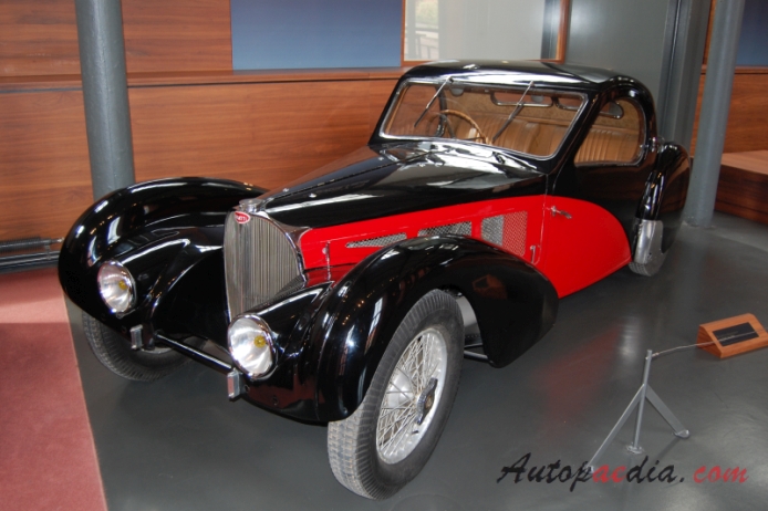 Bugatti typ 57 1934-1940 (1936 56SC Atalante Coupé 2d), lewy przód