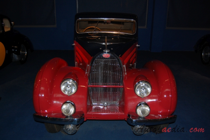 Bugatti typ 57 1934-1940 (1936 57C Coupé 2d), przód