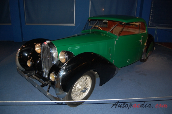 Bugatti typ 57 1934-1940 (1936 Vutotal Saloon 2d), lewy przód
