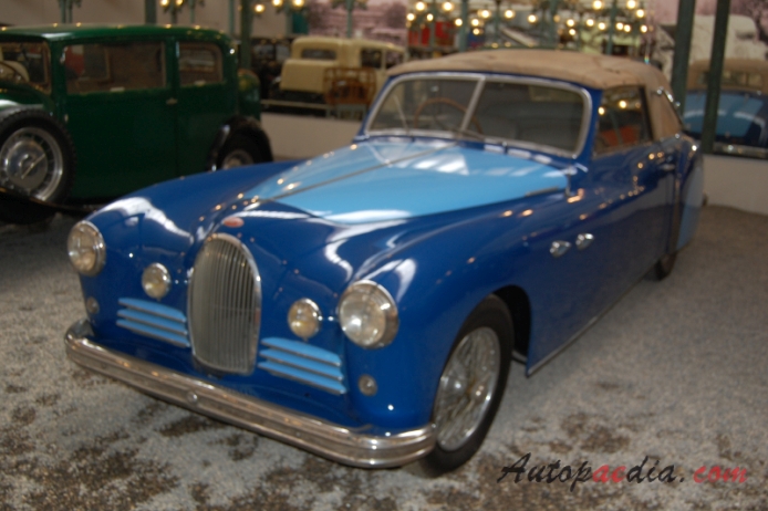 Bugatti typ 57 1934-1940 (1936 cabriolet 2d), lewy przód