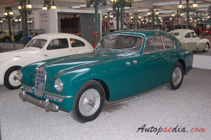 Bugatti typ 57 1934-1940 (1939/1951 Ghia Coupé 2d), lewy przód